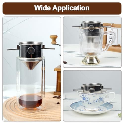 Foyucool Pour Over Coffee Filter, Foldable & Portable Design — view 5
