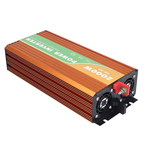 2000W Pure Sine Wave Power Inverter Output Voltage Converter Power Transformer for Car RV Overload Under Voltage Protection Aluminium Alloy Shell Intelligent Cooling Fan (DC24V) — view 5