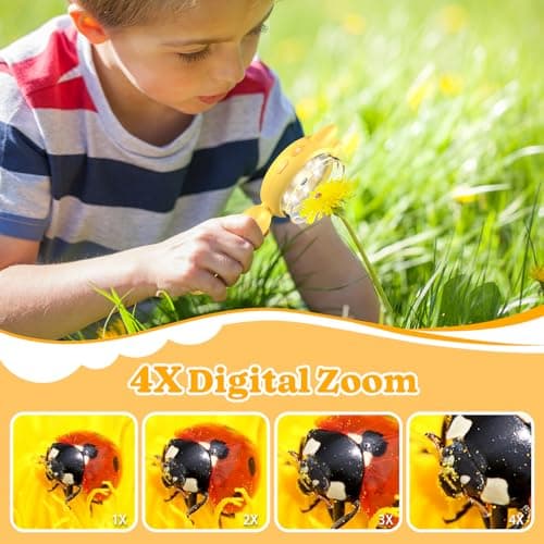Microscope for Kids - Portable Magnifying Glass with 2-Inch IPS Screen — view 5
