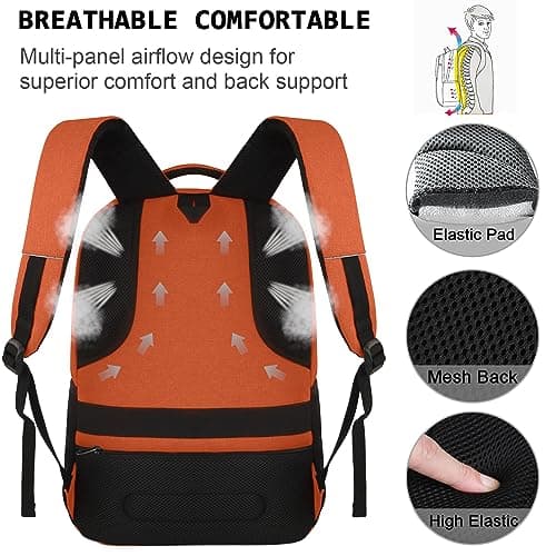 KASIBON Laptop Backpack for Men, Anti-Theft Business Travel Backpack — view 5