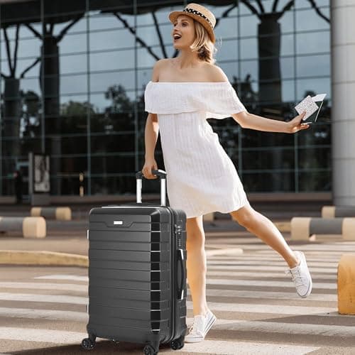 RMW Suitcase 2 Piece Cabin 20" Large28 Check in Luggage Hard Shell — view 5