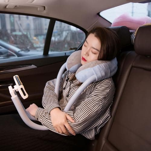 Neck Pillow Holder, Neck Pillow Phone Holder,2 in 1 Phone Pillow Holder and — view 3