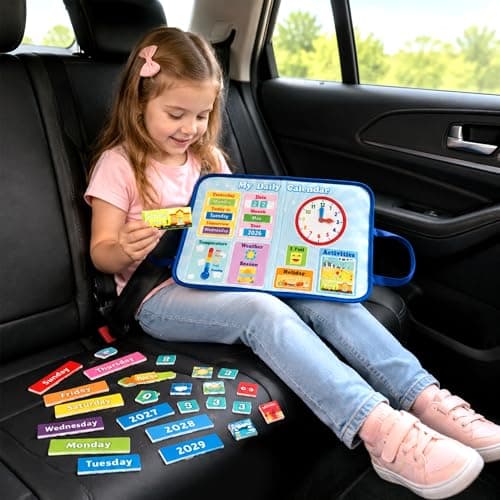 WATINC Travel Felt Board Story Set - 70PCS Portable Felt Board Educational — view 4