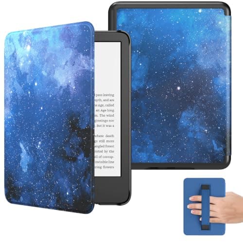 MoKo Case for 6" Kindle (11th Generation-2024/2022), Blue Starry Sky