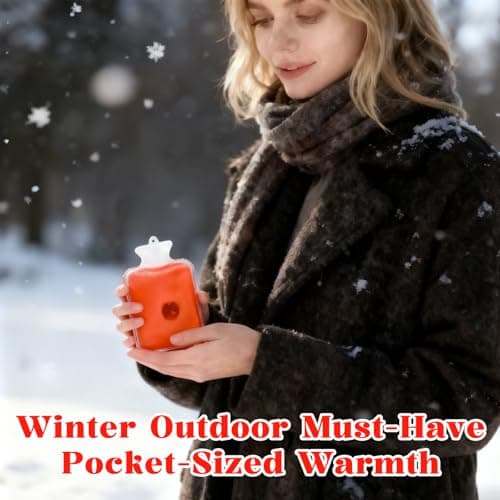 Reusable Snap-Click Hand Warmers 4 Pack - Long Lasting Gel Heat Packs for Winter, Outdoor Sports, Cold Weather Essentials (square-4) (round) — view 3