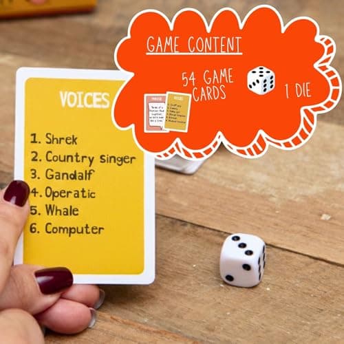 Boxer Gifts Voice Off The Funny Voices Game - Fun Family Travel Game for Kids & Adults, 2+ Players, Ages 8+ — view 5