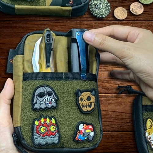 ROARING FIRE Brigos EDC Pouch, RFID Blocking, 3 Zippered & 5 Slip Pockets — view 2