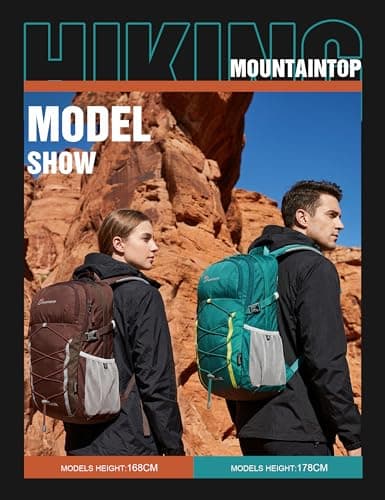 MOUNTAINTOP 25L Hiking Backpack Lightweight Rucksack for Men Women — view 3