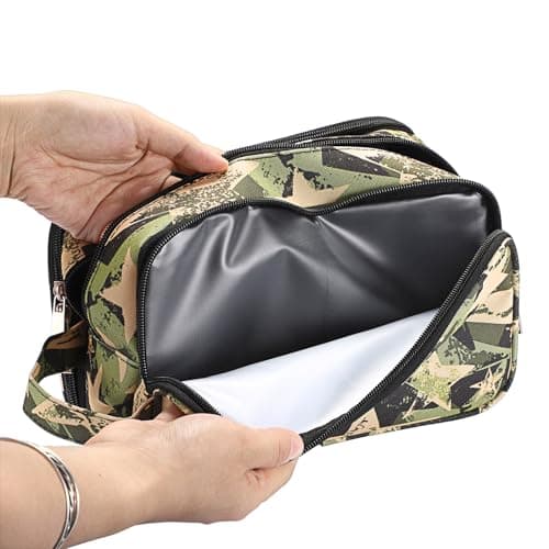 IGNPION Mens Wash Bag, Dry Wet Separation Travel Toiletry Bag, Dopp Kit Bag — view 5