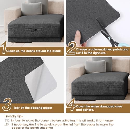 2 Pack Waterproof Canvas Repair Patch – Self-Adhesive — view 5
