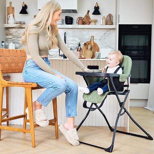 Ickle Bubba Flip Magic Fold Highchair (Sage Green) — view 2