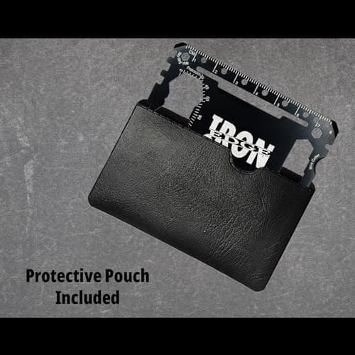 Multi Tool Card Size Gadget Wallet Set | 46 in 1 Mulit Function Pocket kit | Outdoor Camping Multitool | Accessories | Stainless Steel | Perfect for Men, Presents, Christmas Gifts — view 4