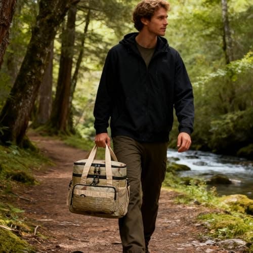 Cooler Bag 19L Large Capacity Insulated and Running Proof Cooler Bag — view 3