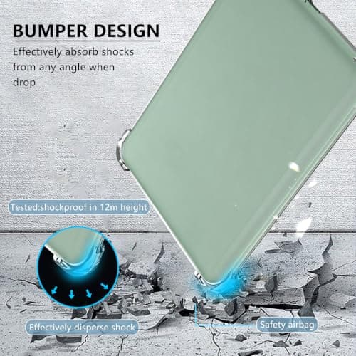 Anoowkoa TPU Case for 7" Kindle Paperwhite 12th Generation 2024 Case Clear with Built-in Camera Lens Protector Thin Transparent Protective Back Cover Soft Flexible Bumper Hybrid Silicone Case — view 3