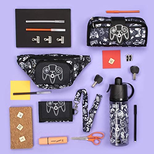 Fringoo - Boys Bum Bag | Suitable for Boys or Teenagers | Waist Bag with Adjustable Belt Strap | Convenient & Comfortable - Game On — view 2
