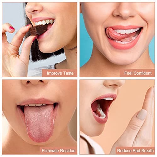 ACWOO Tongue Scraper, 3 Pack Stainless Steel Tongue Cleaners with Travel Case, Tongue Cleaner Tool for Oral Hygiene, Fresh Breath, and Reduce Bad Breath, Reusable Tongue Scrapers for Adults — view 6