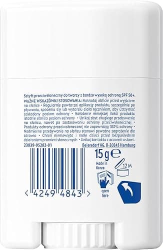 NIVEA SUN Breathable UV Specialist Silky UV Sun Stick SPF 50+ (15g), Lightweight and Non-Greasy Sunscreen, Invisible on All Skin Tones, Korean Stick Technology (Pack of 2) — view 3