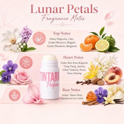 TINTARK Lunar Petals Solid Perfume Balm for Women, 5 g — view 2