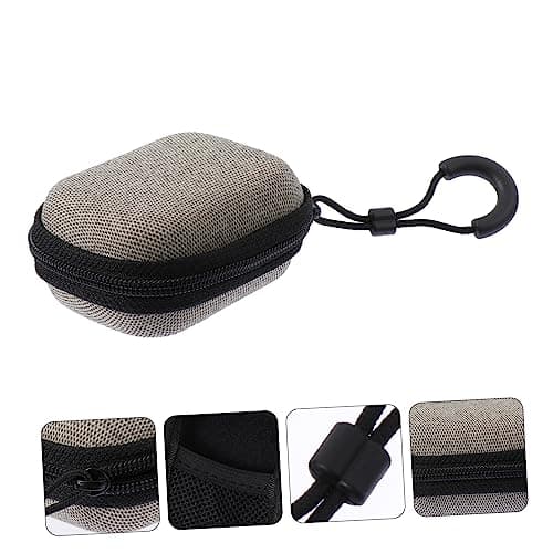 Eva Square Earphone Storage Bag for Headphones Travel Use Yellow — view 2