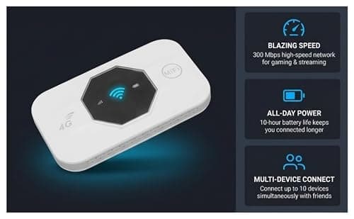 Cuifati Portable Wifi Hotspot 300Mbps 4G LTE Mobile Router — view 4