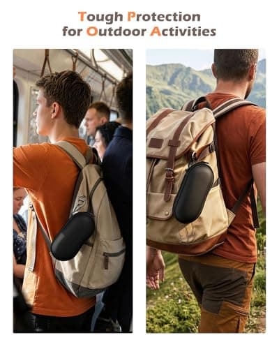 ProCase Sunglasses Case, Hard Shell Glasses Case for Men Women -Black — view 4