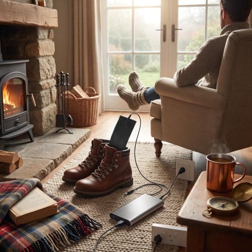 USB Carbon Fiber Heating Pad Foot Warmer,5V,19.6×6CM — view 2