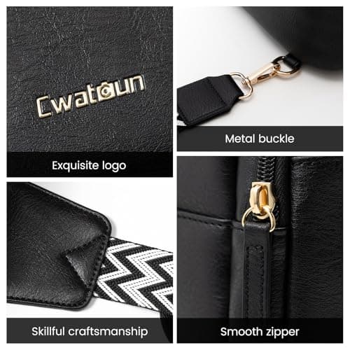 Cwatcun Small Camera Sling Bags for Photographers, Waterproof Camera Case — view 5