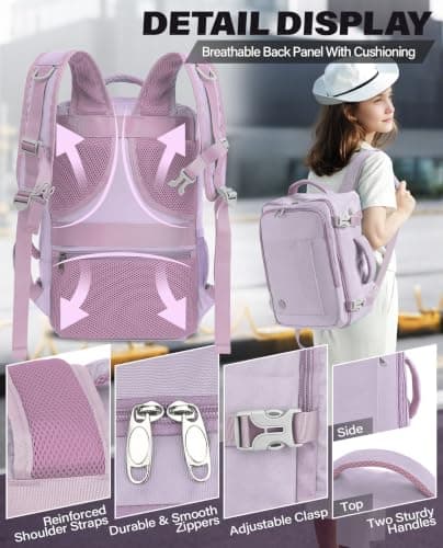 VANKEV 45x36x20 Easyjet Cabin Bag Underseat Travel Backpack Hand Luggage — view 5