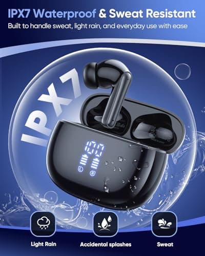 ZIUTY Wireless Earbuds, Bluetooth 5.4 Ear Buds with HiFi Stereo Deep Bass — view 4