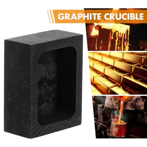 Graphite Ingot Mold for Teaching and Science Education, Black — view 3