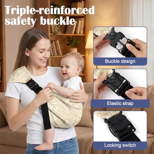 AYESY Baby Carrier, Adjustable Sling for Newborn Up to 3-24 Months — view 4