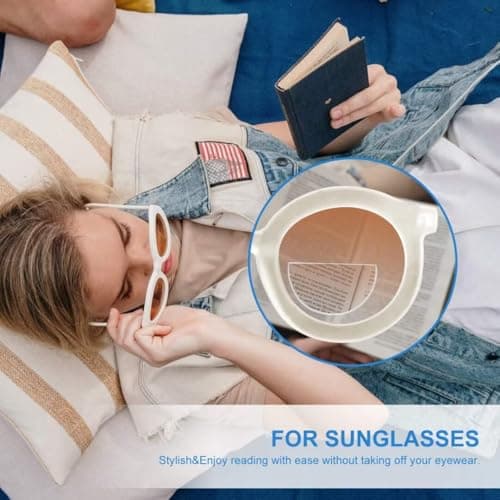 SKYWAY 2 Pack Stick on Bifocal Lenses, Stick on Reading Lenses 2.75 — view 3