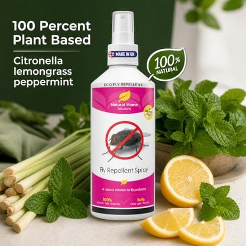 Fly Spray Indoor Use Pet Safe | Fly Repellent for House Fly & Drain Fly | Natural Fly Deterrent | Flies Spray | 250ml — view 2