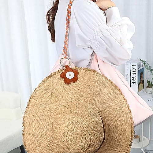 EACHPT Hat Clip for Bag Travel, Strong Magnetic Hat Cip 2Pcs for Travel Handbag Backpack Luggage Womens Travel Accessory, Hat Clip for Hanging Sun Hat Baseball Cap Sunglasses Car Key (F) — view 5