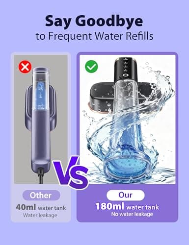 Sundu Steamer, 15s Heat-up, 180ml, Gloves, 35min for Travel & Home,Jet Black — view 4