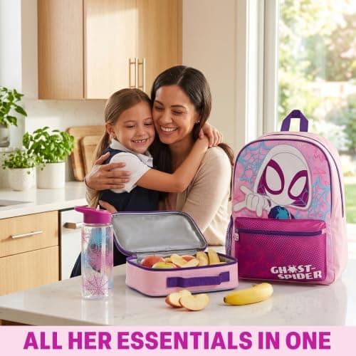 Get Trend Marvel Ghost Spider Girls Large Backpack Set 4 Pcs, 46cm Rucksack — view 6