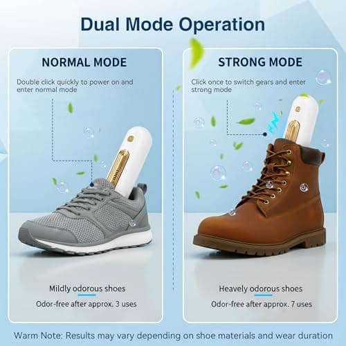 Qualirey 2 Pack Chemical-Free Shoe Deodorizer for Sneaker, Gold — view 5