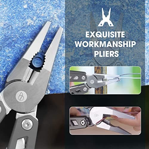 BIBURY Multitools, Titanium Plating 21 in 1 Multi-Purpose Pocket Pliers — view 2