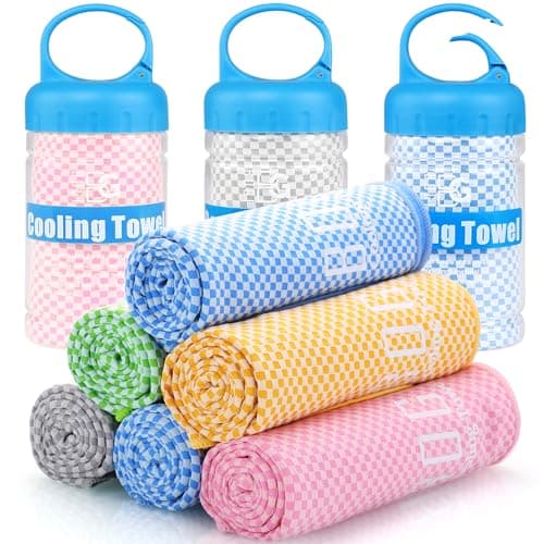 BOGI Cooling Towel, Cooling Towels for Neck(100x30 cm) Ice Towel Cooling Towel, Soft Breathable Sweat Towel for men & women,Stay Cool for Yoga, Sport, Gym, Workout, Camping & More Activities | Blue