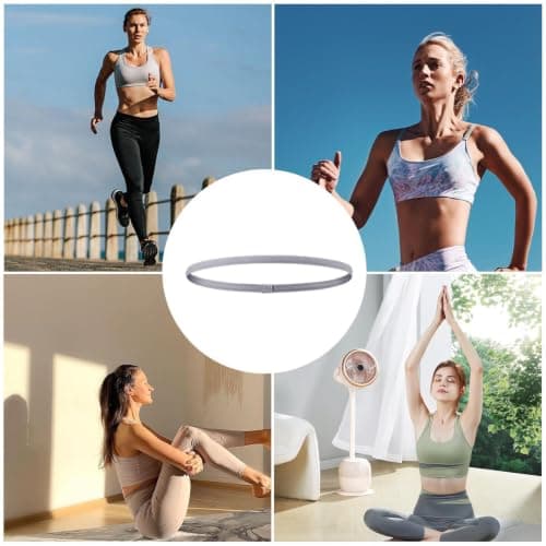 Workout Headband - Silicone Elastic Sports Hair Band | Non Slip Sweat Wicki — view 5