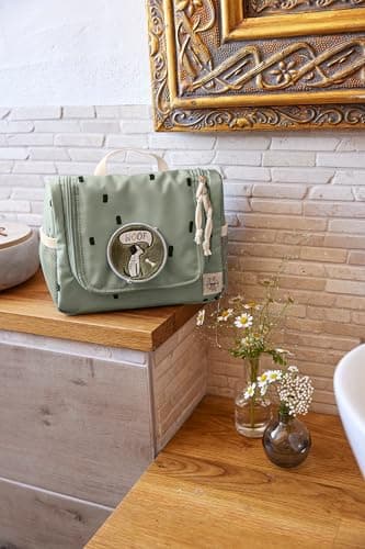 LÄSSIG Children's Toiletry Bag, Wash Bag, Hanging Toiletry Bag, 20 cm/Mini Wash Bag, Olive, TU EU, Wash Bag for Children — view 2