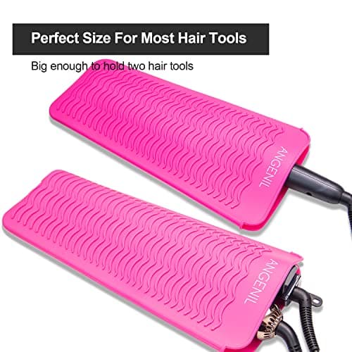ANGENIL Heat Mat Pouch Titanium Flat Iron Curling Crimper Tools Food Grade — view 6