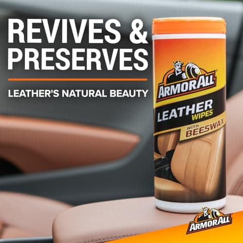 Armor All Leather Wipes with Beeswax - 24 Pack - Cleans & Protects Leather — view 3