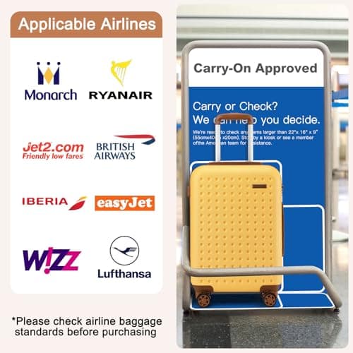 Kono Medium Suitcase, Lightweight Hard Shell Checked Luggage — view 2