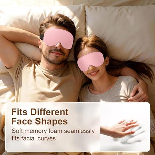 Gritin 100% Blackout Sleep Eye Masks for Women&Men, Side Sleepers Friendly — view 5