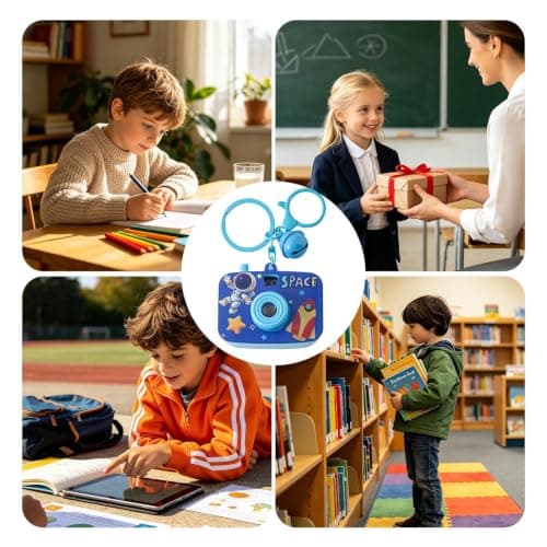 Projection Camera Toy Space Astronaut LED Projector Backpack Decor — view 4