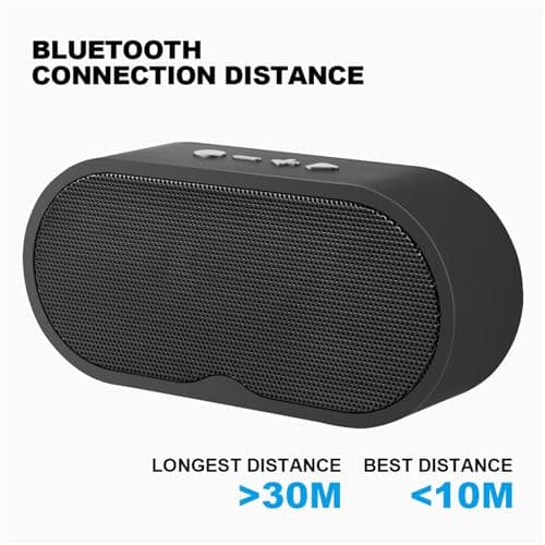 ZZOSRDR Bluetooth Speaker, Portable Wireless Speakers Bluetooth 5.3 Speaker with 3D Stereo HiFi Bass, 1200mAh Battery, 15 Hour Playtime, Support Bluetooth/U-Disk/TF Card — view 6