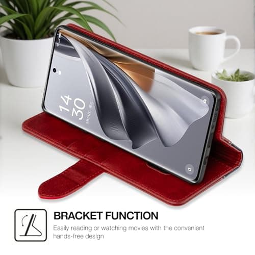 Shantime Two-Tone Leather Case for Xplore 2 Projector 5G - Red — view 5