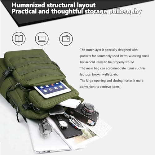 Lesbyit 36L Waterproof Hiking Backpack Tactical Military Backpack — view 4