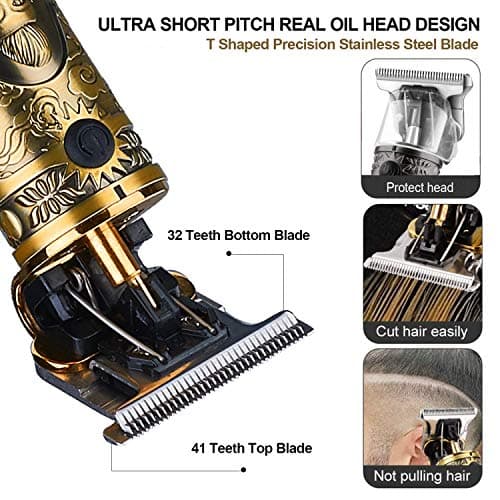 Suttik Hair Clippers Men,Cordless Mens Beard Trimmer,Zero Gap Hair Trimmer — view 3